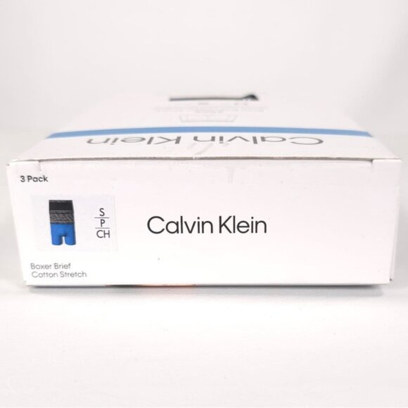 Calvin Klein 3 Pack Boxer Brief SMALL Cotton Stretch Extra Soft - Picture 6 of 7